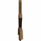 Ekena Millwork Davenport Rough Sawn Timber Gable Bracket, Western Red Cedar, 72"W x 27"H x 2"D x 4"F, 9/12 Pitch GBW072X27X0204DAV00RWR - alternate 3